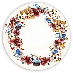 Capa Mini Painel Sublimado - Alice