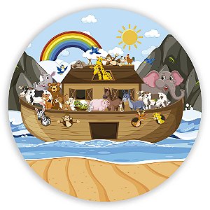 Capa Mini Painel Sublimado - Arca de Noe