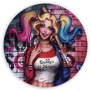 Capa Mini Painel Sublimado - Arlequina