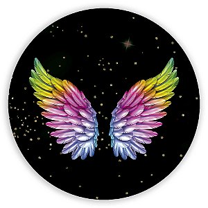 Mini Painel - Asas Glitter - Sublimado 3D