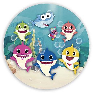 Capa Mini Painel Sublimado - Baby Shark