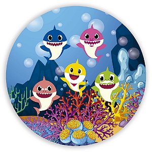 Capa Mini Painel Sublimado - Baby Shark
