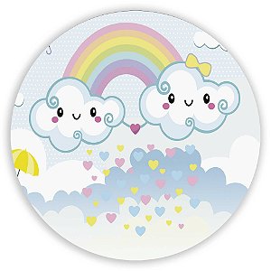 Capa Mini Painel Sublimado - Chuva de Amor