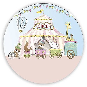 Mini Painel - Circo Animais - Sublimado 3D