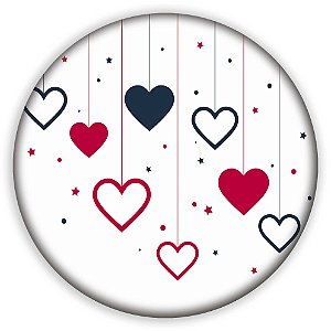 Capa Mini Painel Sublimado - Coracao