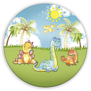Capa Mini Painel Sublimado - Dinossauro Cute