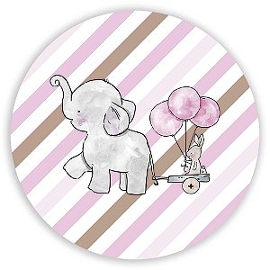 Capa Mini Painel Sublimado - Elefante Rosa