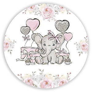 Capa Mini Painel Sublimado - Elefante Rosa