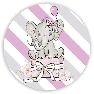 Capa Mini Painel Sublimado - Elefante Rosa