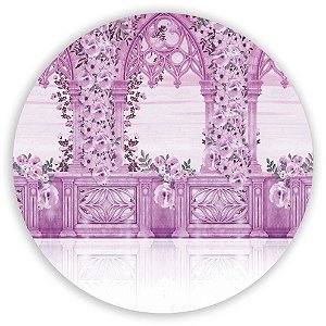 Capa Mini Painel Sublimado - Fachada Castelo Rosa