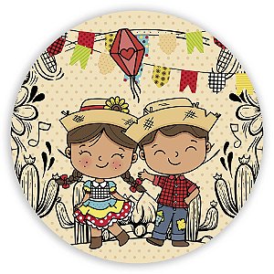 Capa Mini Painel Sublimado - Festa Junina