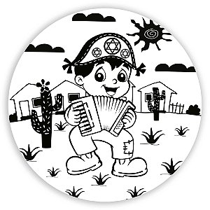 Capa Mini Painel Sublimado - Festa Junina