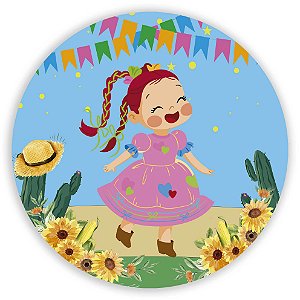 Capa Mini Painel Sublimado - Festa Junina