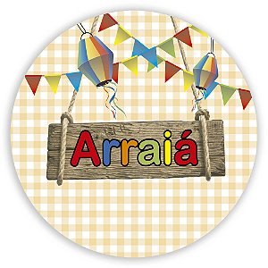 Capa Mini Painel Sublimado - Festa Junina