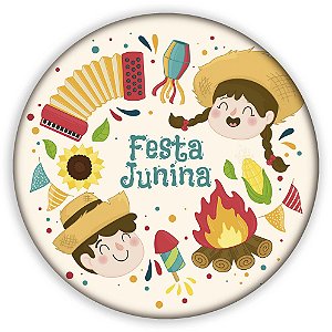 Capa Mini Painel Sublimado - Festa Junina