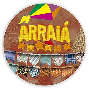 Capa Mini Painel Sublimado - Festa Junina