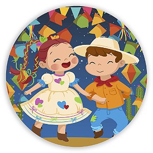 Capa Mini Painel Sublimado - Festa Junina