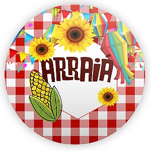 Capa Mini Painel Sublimado - Festa Junina