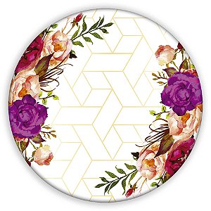 Capa Mini Painel Sublimado - Floral