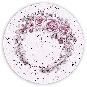 Capa Mini Painel Sublimado - Floral