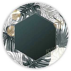 Capa Mini Painel Sublimado - Floral Geometrico