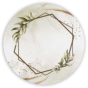 Capa Mini Painel Sublimado - Floral Geometrico