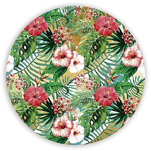 Mini Painel - Floral Geometrico - Sublimado 3D