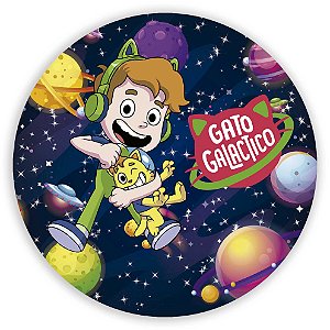 Mini Painel - Gato Galactico - Sublimado 3D