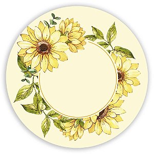 Capa Mini Painel Sublimado - Girassol