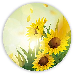 Capa Mini Painel Sublimado - Girassol