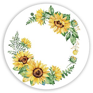 Capa Mini Painel Sublimado - Girassol