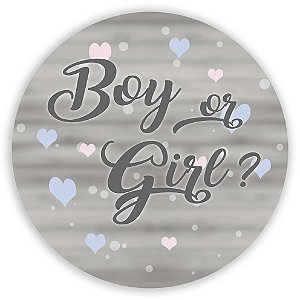 Capa Mini Painel Sublimado - Girl Boy Revelação