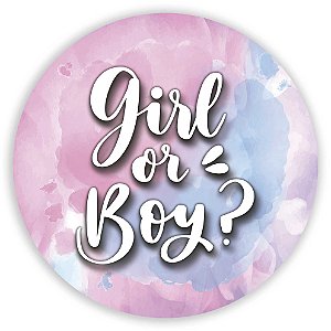 Mini Painel - Girl Boy Revelação - Sublimado 3D