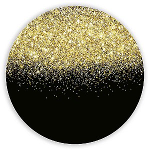 Capa Mini Painel Sublimado - Glitter Dourado