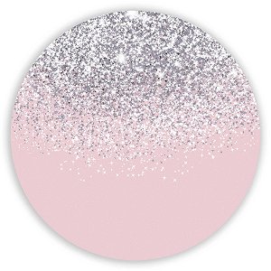 Capa Mini Painel Sublimado - Glitter Prata