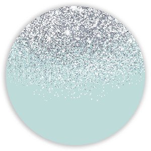 Capa Mini Painel Sublimado - Glitter Prata
