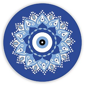 Mini Painel - Mandala Azul - Sublimado 3D