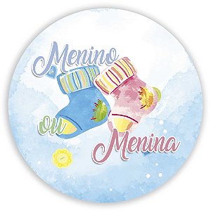 Capa Mini Painel Sublimado - Menina Menino Revelação