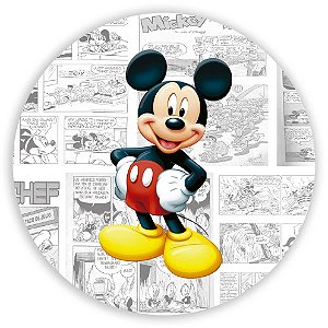 Mini Painel - Mickey Quadrinhos - Sublimado 3D