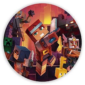 Capa Mini Painel Sublimado - Minecraft