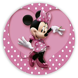 Mini Painel - Minnie Rosa - Sublimado 3D