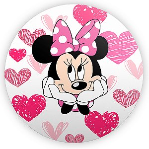 Capa Mini Painel Sublimado - Minnie Rosa