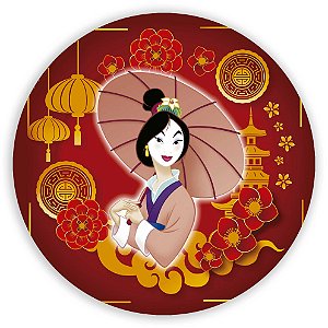 Mini Painel - Mulan - Sublimado 3D