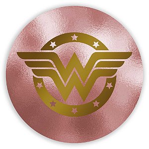 Capa Mini Painel Sublimado - Mulher Maravilha