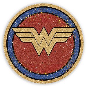 Mini Painel - Mulher Maravilha Simbolo - Sublimado 3D