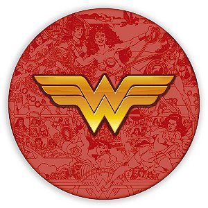 Mini Painel - Mulher Maravilha Simbolo - Sublimado 3D