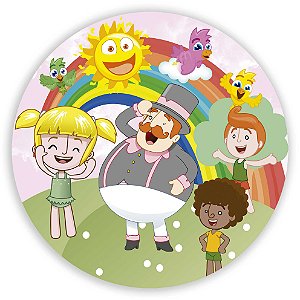 Capa Mini Painel Sublimado - Mundo Bita Rosa