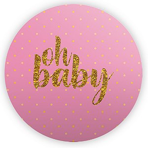 Capa Mini Painel Sublimado - Oh Baby Rosa