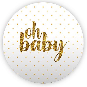 Mini Painel - Oh Baby. - Sublimado 3D