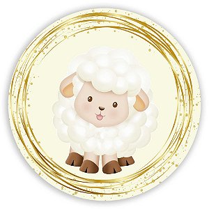 Capa Mini Painel Sublimado - Ovelha Amarelo